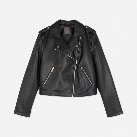 Primark faux, leather jacket in black SIZE 6/M - Picture 4 of 4